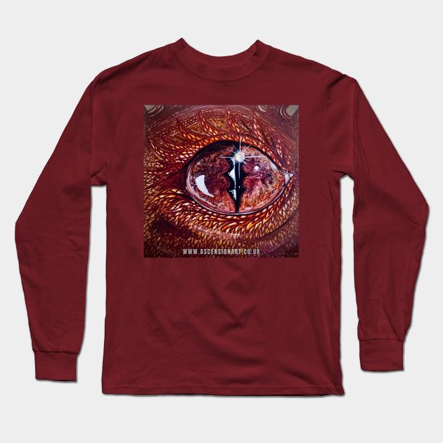 Fire Dragon Long Sleeve T-Shirt by WWW.ASCENSIONART.CO.UK